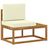 Vidaxl buiten eind sofa naturel 91 x 63 x 73 cm massief acaciahout