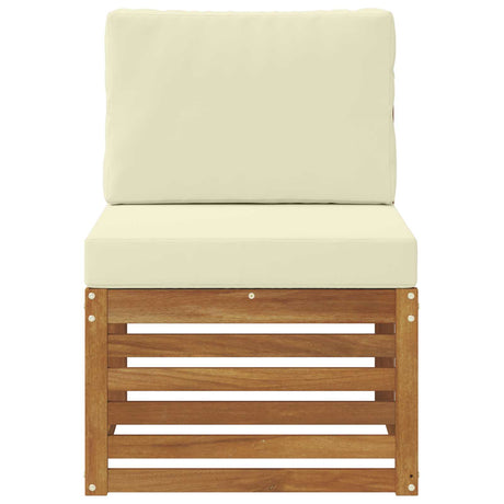 Vidaxl buiten midden sofa massief acaciahout naturel