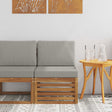Vidaxl buiten midden sofa massief acaciahout naturel