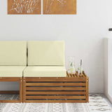 Vidaxl buiten eindbank naturel 91 x 63 x 73 cm massief acaciahout