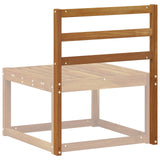 Vidaxl rugleuning bruin 59 x 4 x 73 cm massief acaciahout