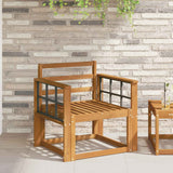 Vidaxl armleuning 2 st naturel 60 x 6 x 61 cm massief acaciahout