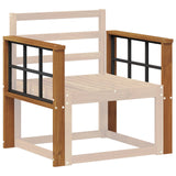 Vidaxl armleuning 2 st naturel 60 x 6 x 61 cm massief acaciahout