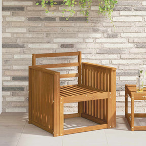 Vidaxl armleuningen 2 st bruin 60 x 6 x 61 cm massief acaciahout