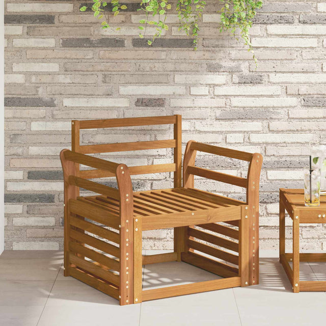 Vidaxl armleuning 2 st naturel 58,5 x 8 x 60 cm massief acaciahout