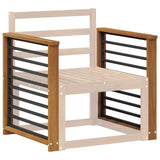 Vidaxl armleuning 2 st naturel 60 x 6 x 61 cm massief acaciahout