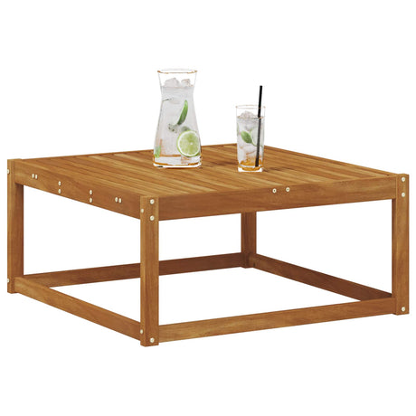 Vidaxl buiten tafel naturel 79 x 79 x 37 cm