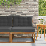 Vidaxl buiten midden sofa naturel