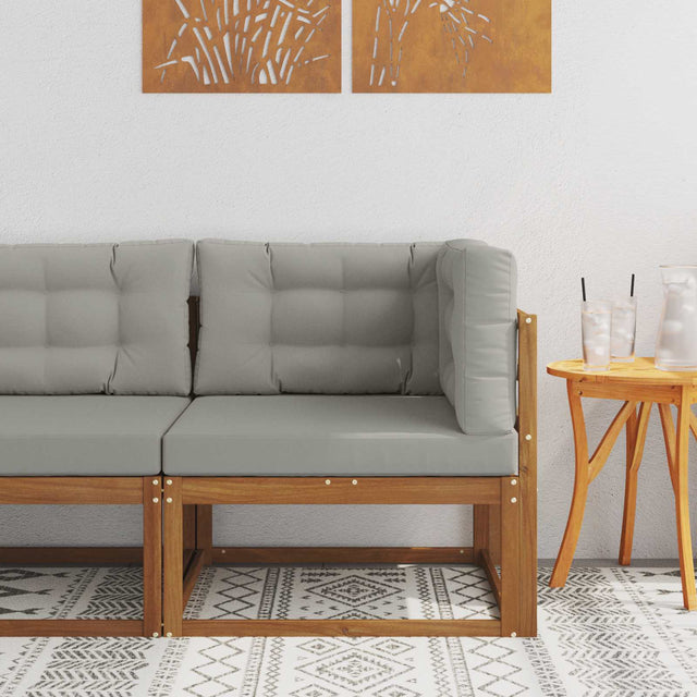 Vidaxl outdoor hoekbank naturel