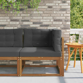 Vidaxl outdoor hoekbank naturel
