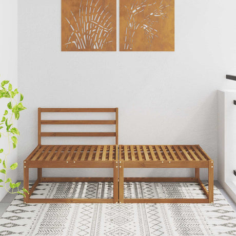 Vidaxl sectie sofa eenheden 2 stuk naturel