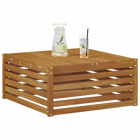 Vidaxl buiten tafel massief acaciahout naturel 79 x 79 x 37 cm