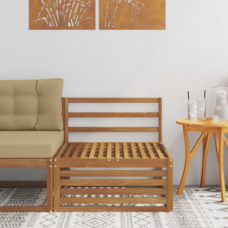 Vidaxl buiten midden sofa massief acaciahout naturel 79 x 83 x 73 cm