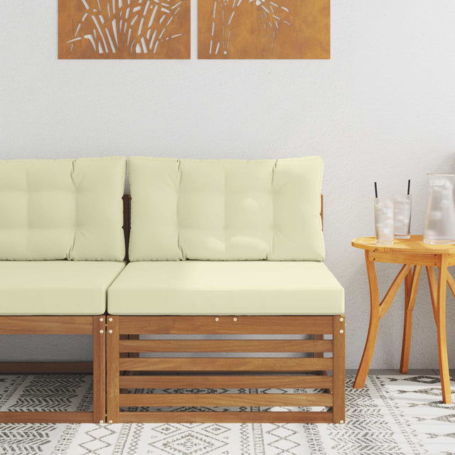 Vidaxl buitenzitmiddelsofa massief acaciahout naturel