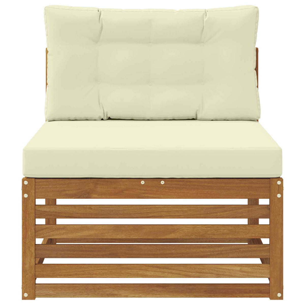 Vidaxl buitenzitmiddelsofa massief acaciahout naturel
