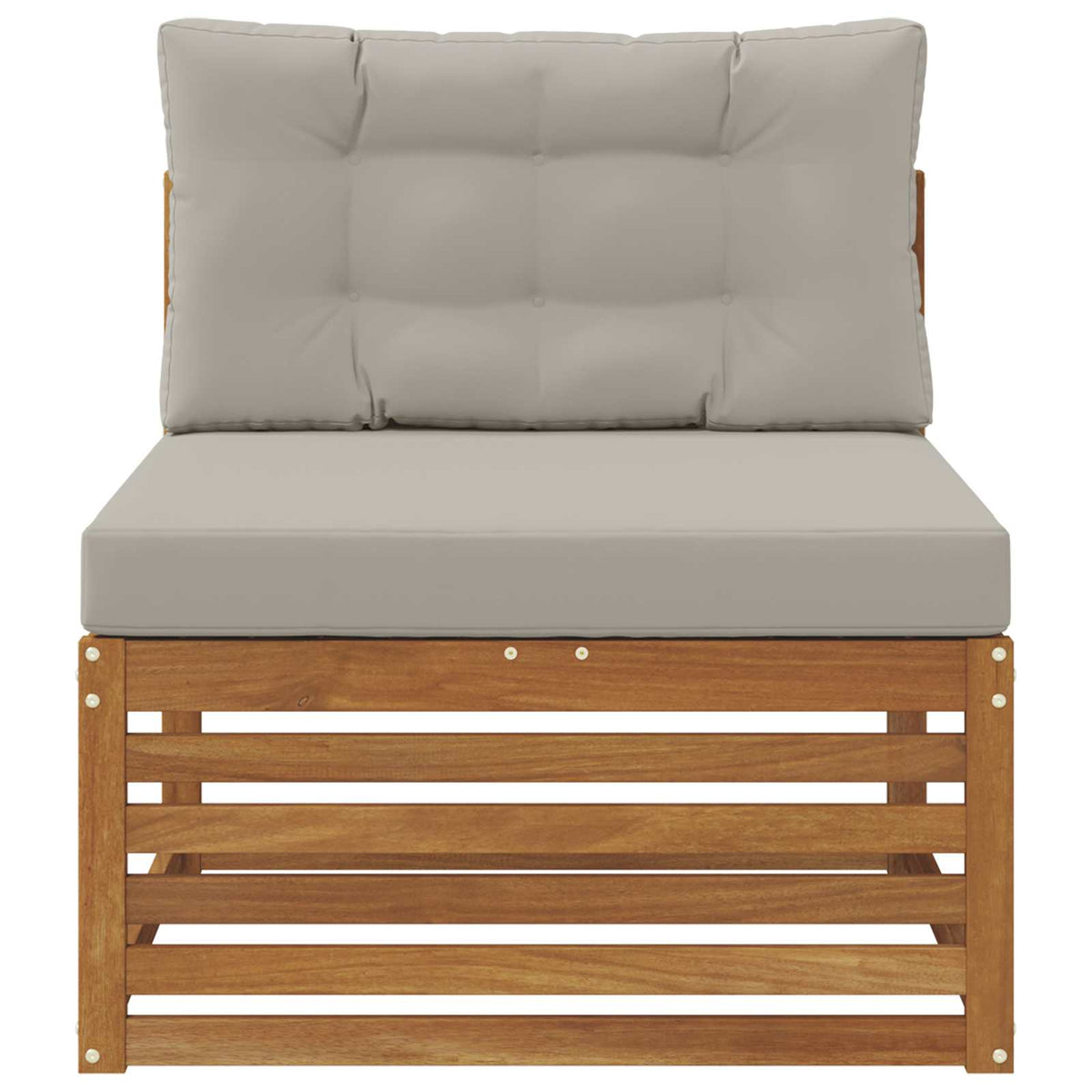 Vidaxl buitenzitmiddelsofa massief acaciahout naturel