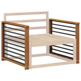 Vidaxl armleuning 2 st naturel 80 x 6 x 61 cm massief acaciahout