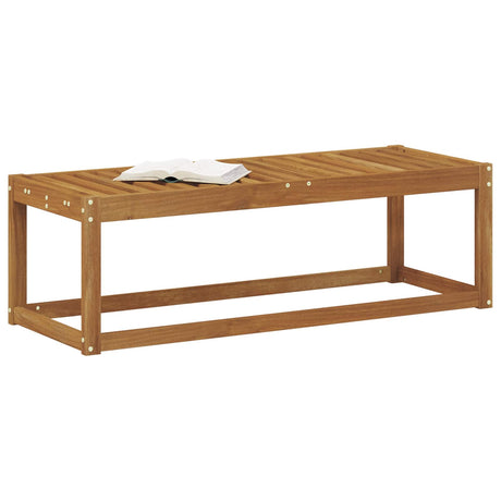 Vidaxl buitenstoolbank massief acaciahout naturel 115 x 43 x 37 cm