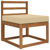 Vidaxl buiten bankkussen polyester beige 60 x 60 cm