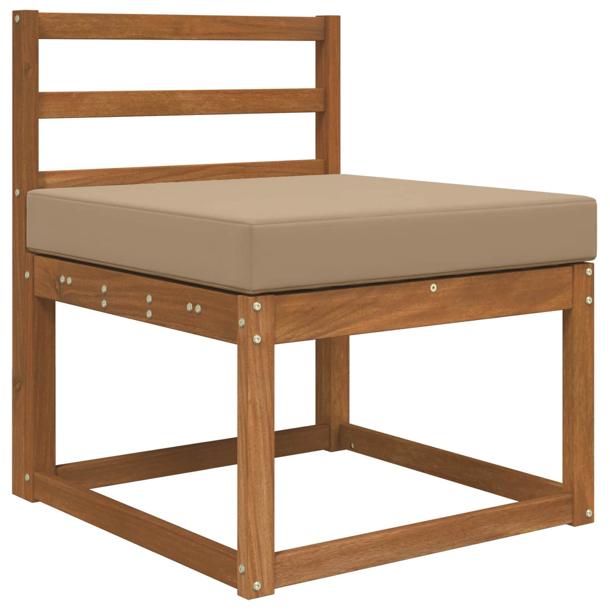 Vidaxl buiten bankkussen polyester taupe 60 x 60 cm