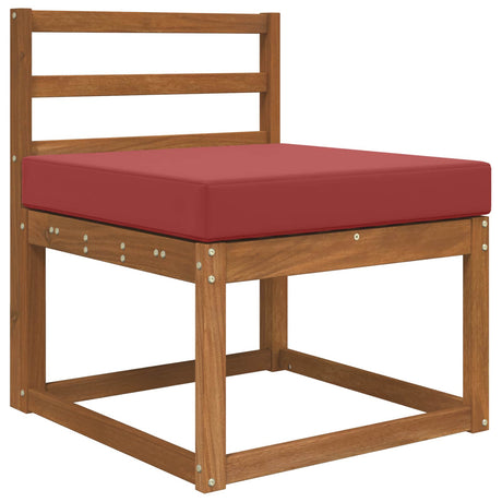 Vidaxl buiten bankkussen polyester wijnrood 60 x 60 cm