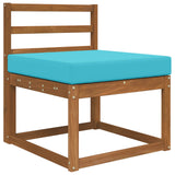 Vidaxl buiten bankkussen polyester turquoise 60 x 60 cm