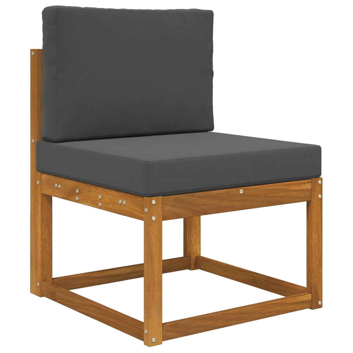 Vidaxl buiten bankkussen polyester antraciet 60 x 60 cm