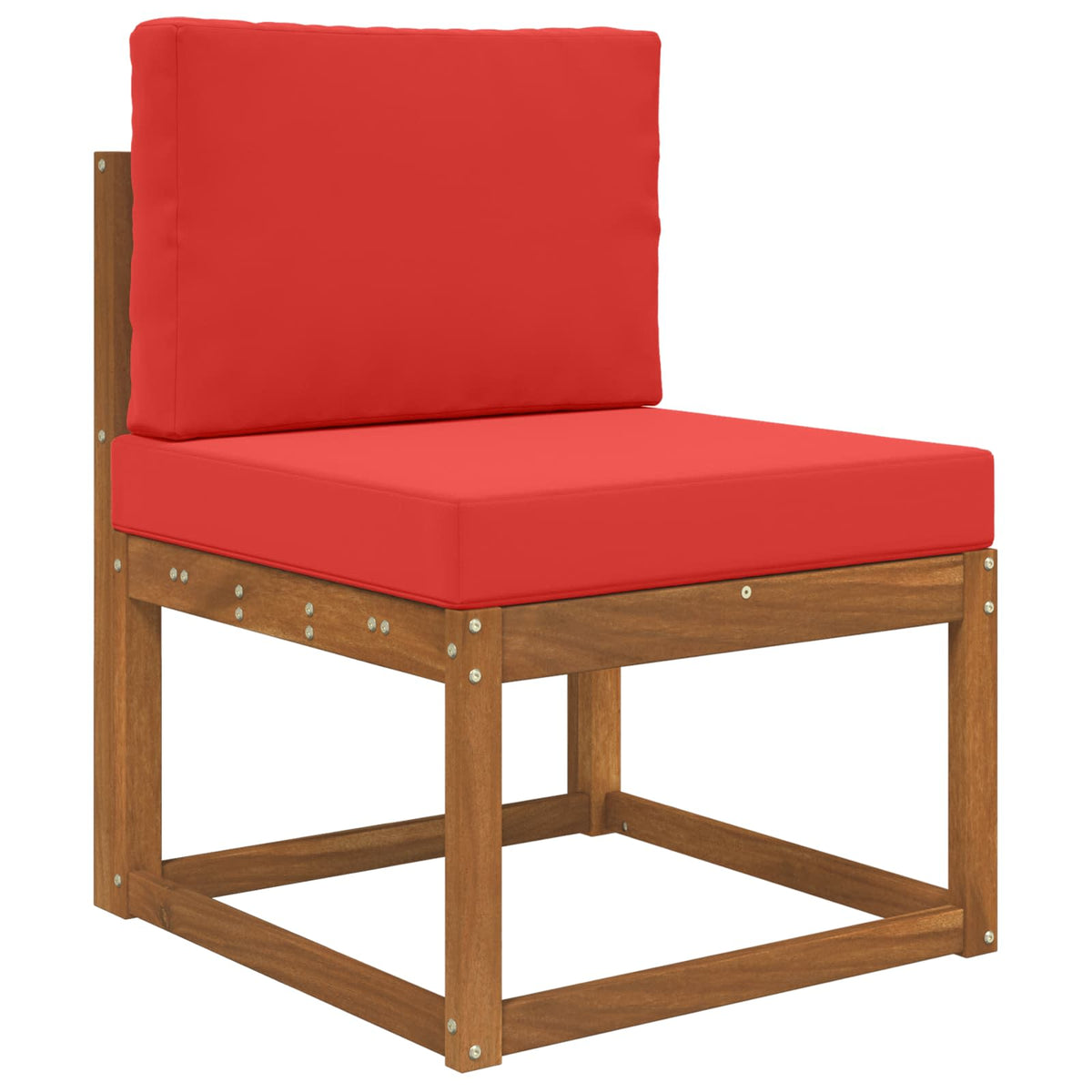 Vidaxl buiten bankkussen polyester rood 60 x 60 cm