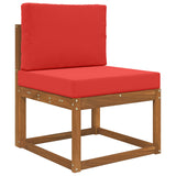 Vidaxl buiten bankkussen polyester rood 60 x 60 cm