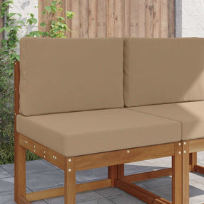 Vidaxl buiten bankkussen polyester taupe 60 x 60 cm