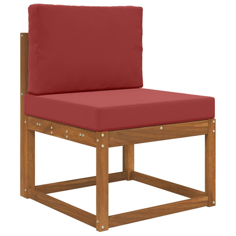 Vidaxl buiten bankkussen polyester wijnrood 60 x 60 cm