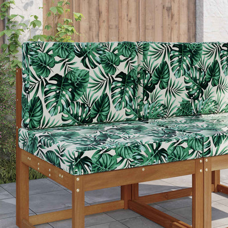 Vidaxl buiten bankkussen polyester bladpatroon 60 x 60 cm bladpatroon