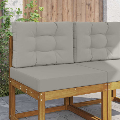 Vidaxl buiten bankkussen polyester grijs 60 x 60 cm