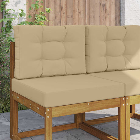Vidaxl buiten bankkussen polyester beige 60 x 60 cm