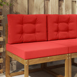 Vidaxl buiten bankkussen polyester rood 60 x 60 cm
