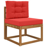 Vidaxl buiten bankkussen polyester rood 60 x 60 cm