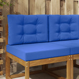 Vidaxl buiten bankkussen polyester koninklijk blauw 60 x 60 cm