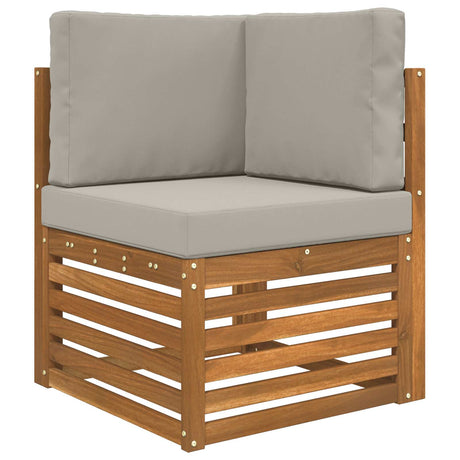 Vidaxl buiten bankkussen polyester grijs 60 x 60 cm