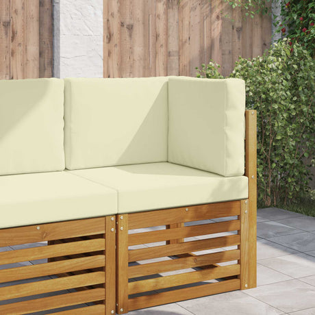 Vidaxl buiten bankkussen polyester crèmekleurig 60 x 60 cm