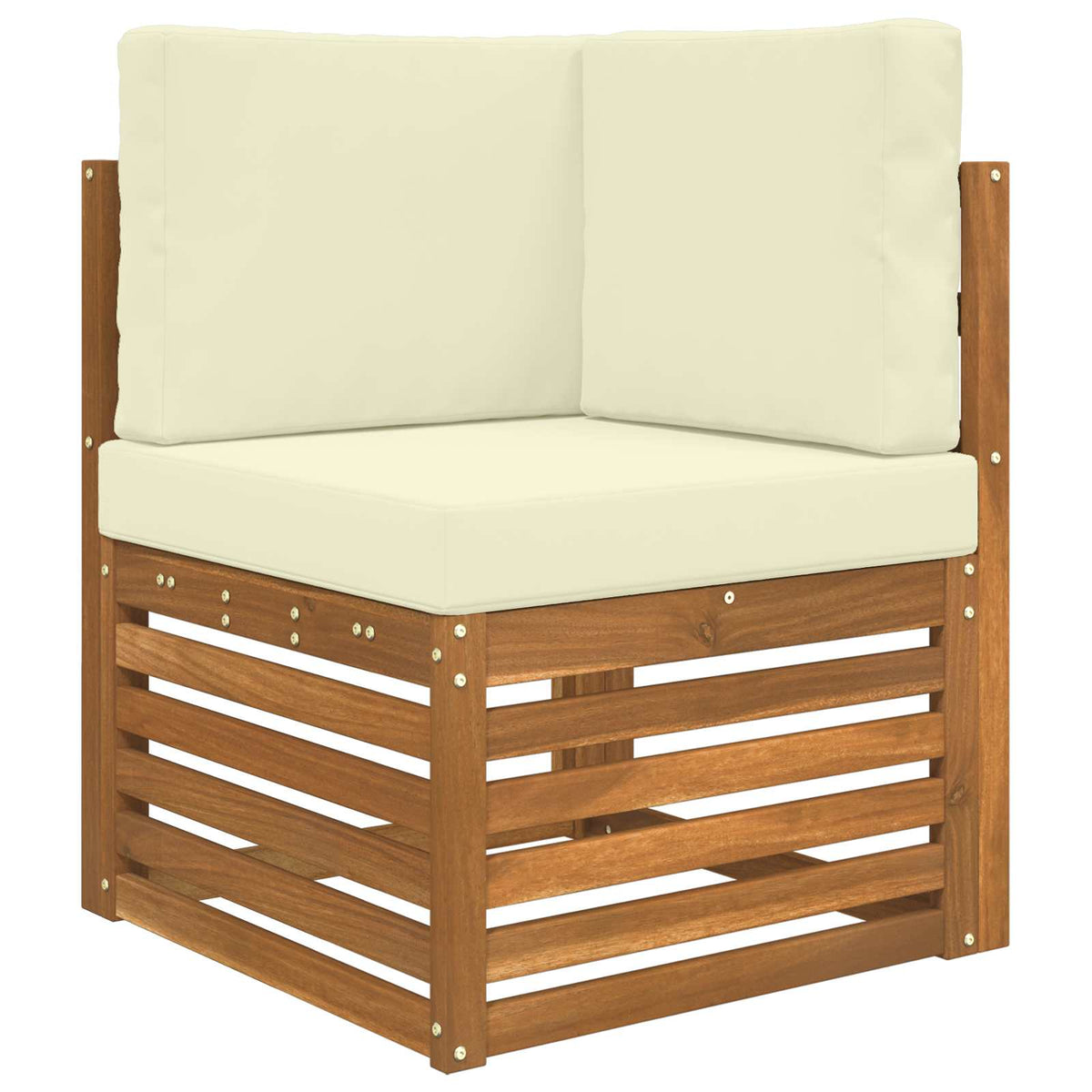 Vidaxl buiten bankkussen polyester crèmekleurig 60 x 60 cm