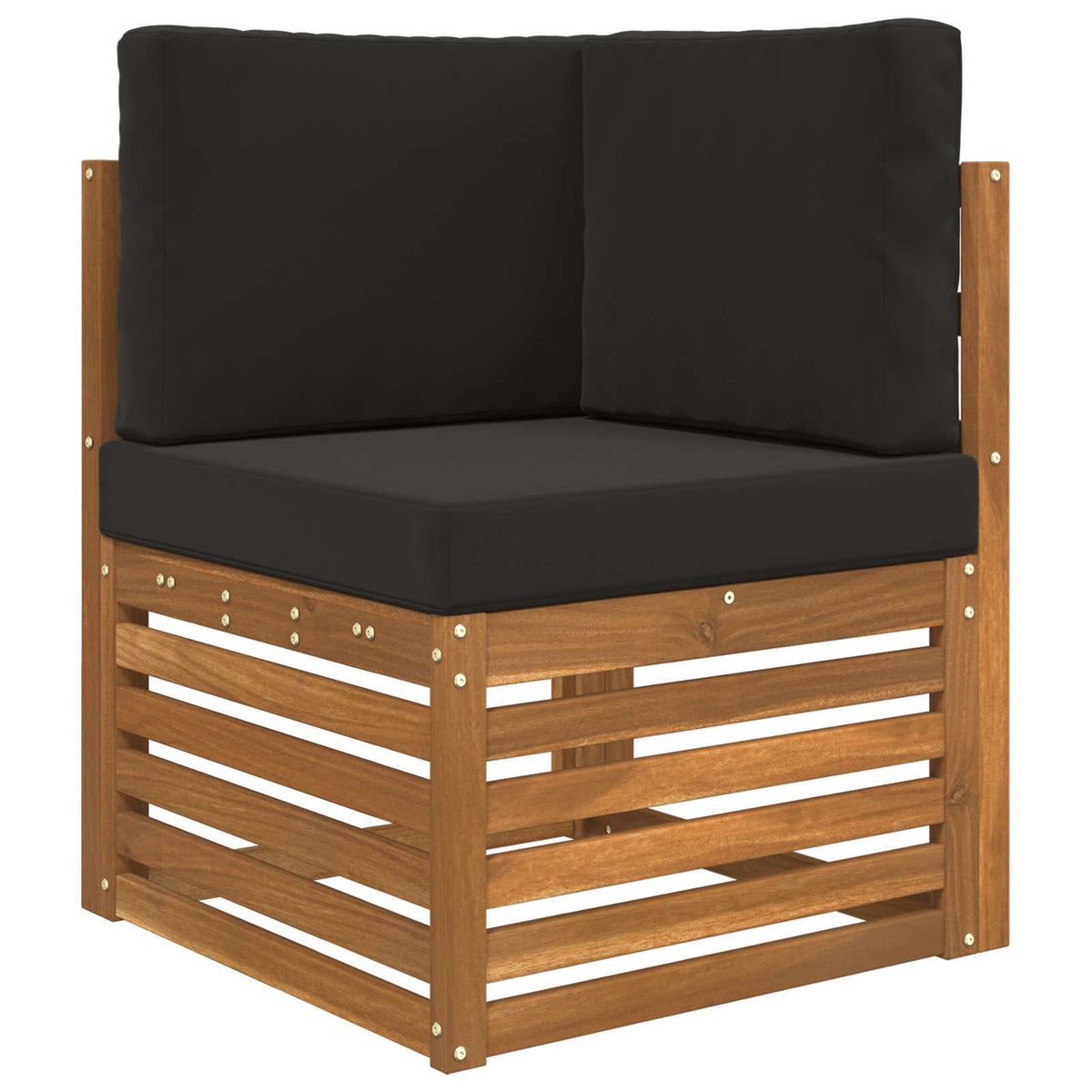 Vidaxl buiten bankkussen polyester zwart 60 x 60 cm