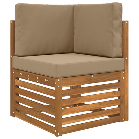 Vidaxl buiten bankkussen polyester taupe 60 x 60 cm