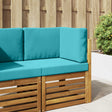 Vidaxl buiten bankkussen polyester turquoise 60 x 60 cm