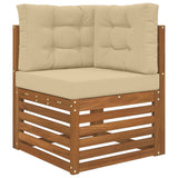 Vidaxl buiten bankkussen polyester beige 60 x 60 cm