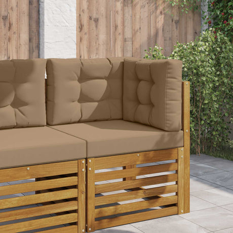 Vidaxl buiten bankkussen polyester taupe 60 x 60 cm