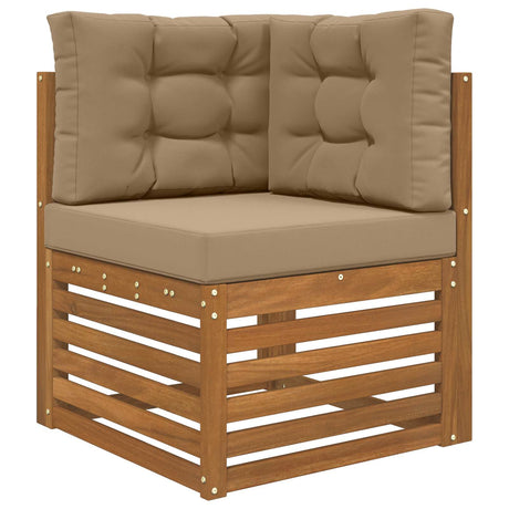 Vidaxl buiten bankkussen polyester taupe 60 x 60 cm