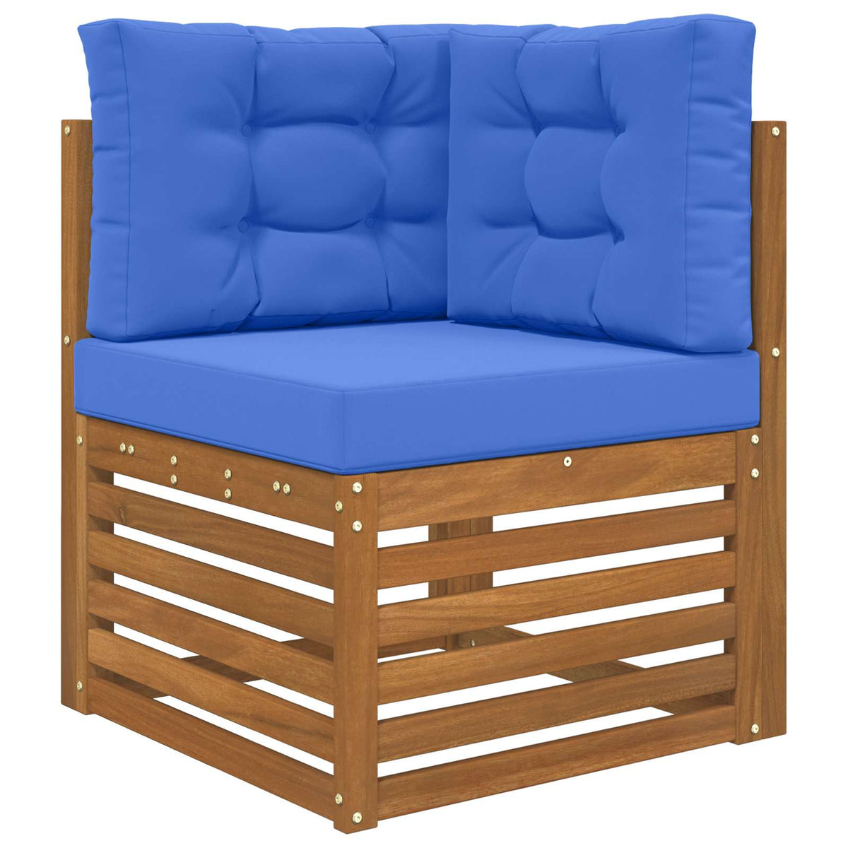 Vidaxl buiten bankkussen polyester koninklijk blauw 60 x 60 cm