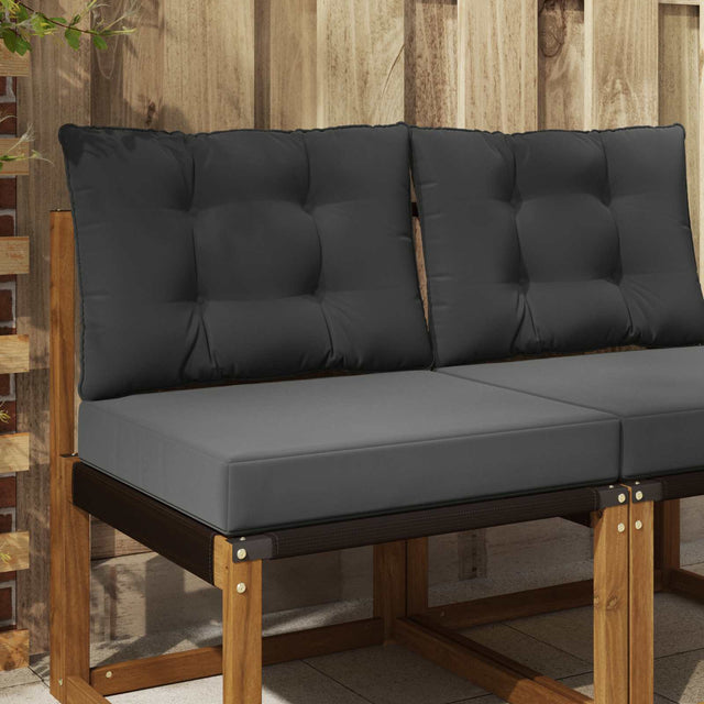 Vidaxl buiten bankkussen polyester antraciet 60 x 50,5 cm