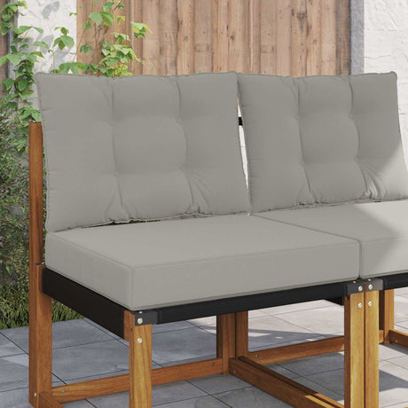 Vidaxl buiten bankkussen polyester grijs 60 x 50,5 cm
