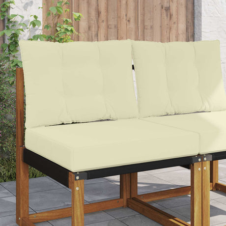 Vidaxl buiten bankkussen polyester crèmekleurig 60 x 50,5 cm